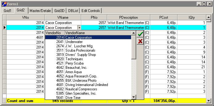 Компонент Dbgrid В Делфи