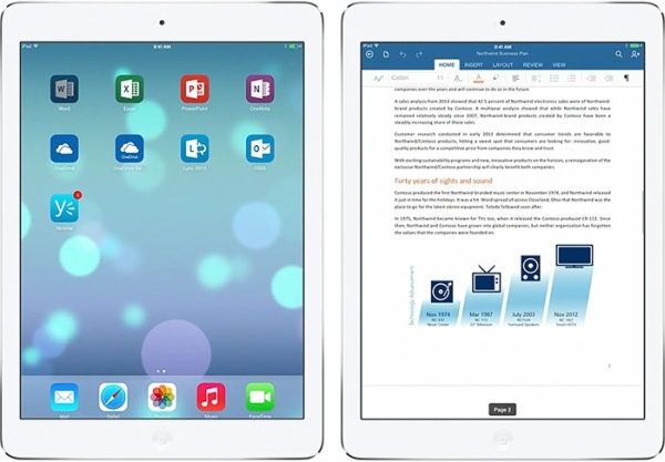 iPad-версия Office от Microsoft